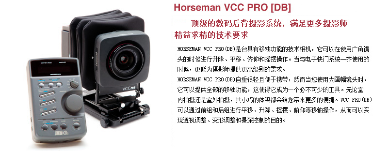 an advanced photographic system that responds to the needs of the most demanding pros